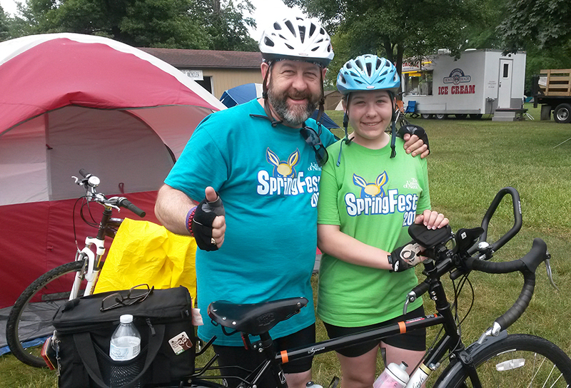 SpinnerJD and Katy - GOBA ride 2016